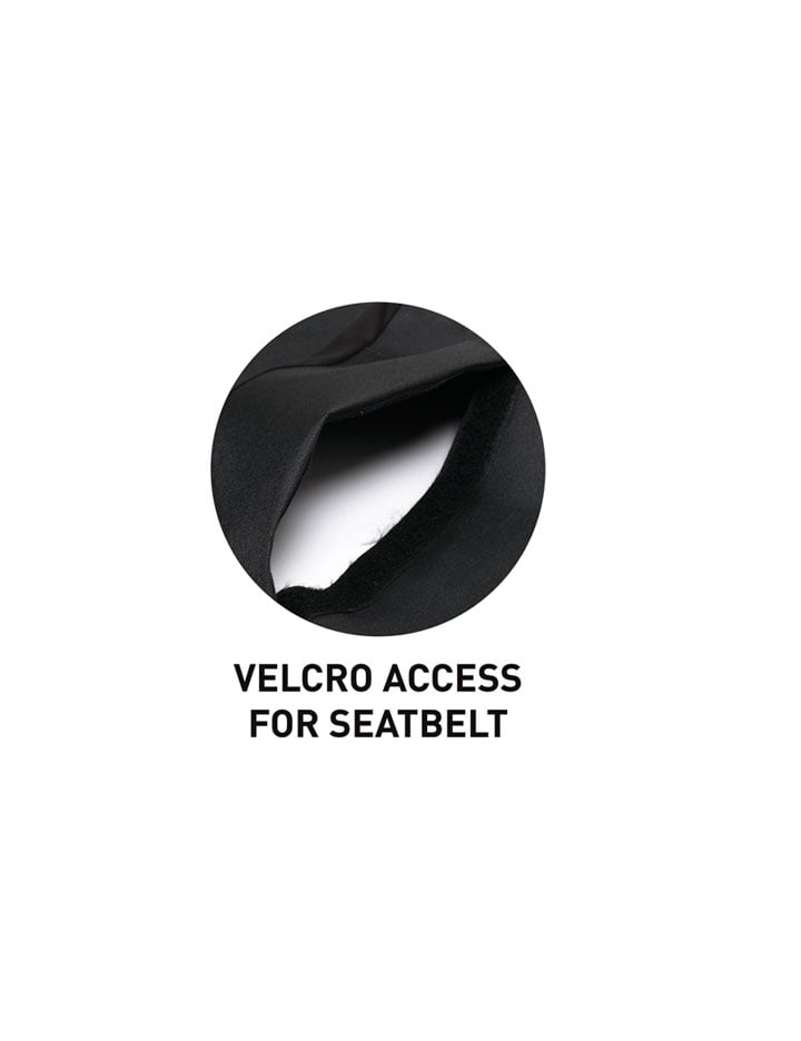 Surflogic Universal Triple Car Seat Cover - Black