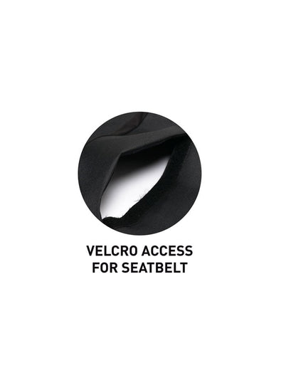 Surflogic Universal Triple Car Seat Cover - Black