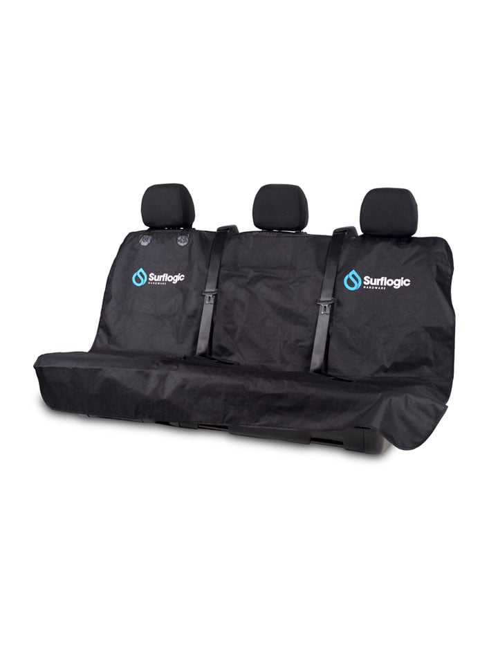 Surflogic Universal Triple Car Seat Cover in Black