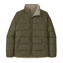 Patagonia Reversible Silent Mens Down Jacket - Basin Green