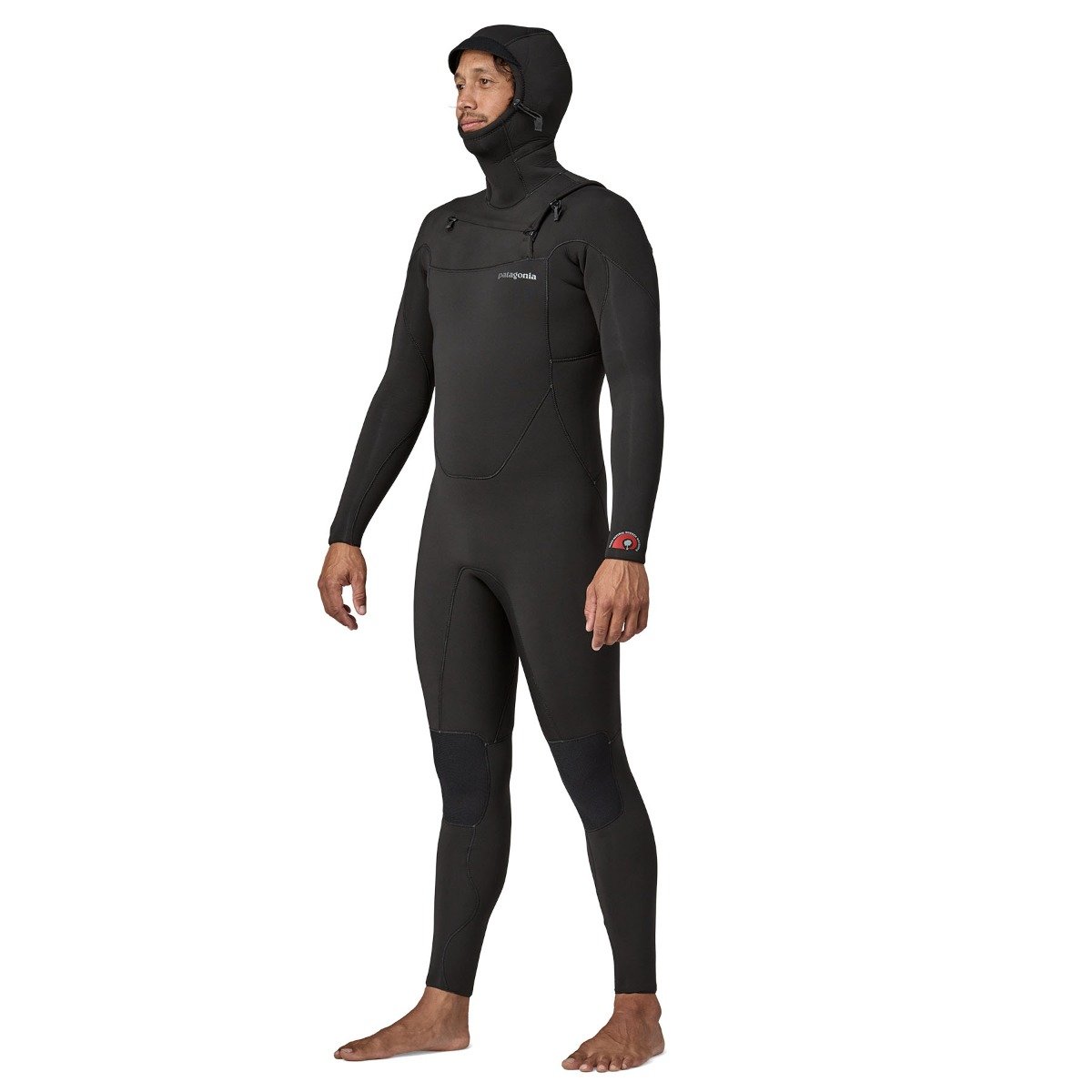 Patagonia R4 Yulex Regulator Men's Front-Zip Hooded Wetsuit - Black