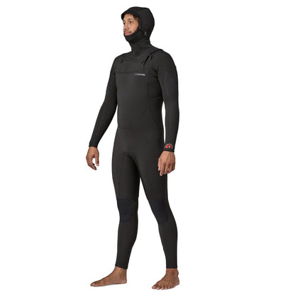 Patagonia R4 Yulex Regulator Men's Front-Zip Hooded Wetsuit - Black