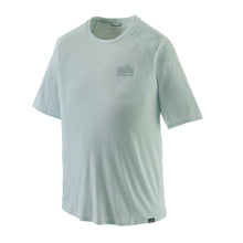 Patagonia Capilene Cool Trail Graphic Mens Shirt - Strata Stencil/Wispy Green
