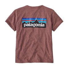 Patagonia  P-6 Logo Womens Responsibili-Tee - Dulse Mauve