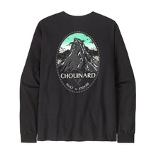Patagonia Chouinard Crest Responsibili-Tee Men Long Sleeve Tee - Black