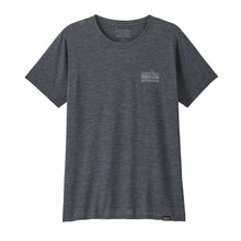 Patagonia Womens Capilene Cool Daily Graphic Shirt - Strataspire: Smolder Blue X-Dye
