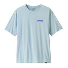 Patagonia Mens Cap Cool Daily Graphic Shirt - Forgotten Island: Fleck Blue