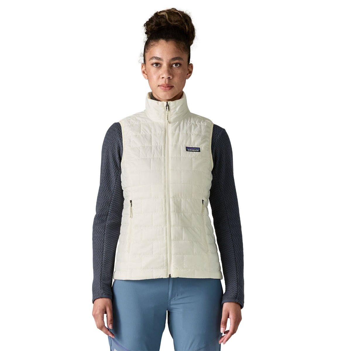 Patagonia Womens Nano Puff Vest - Birch White | Wetsuit Centre