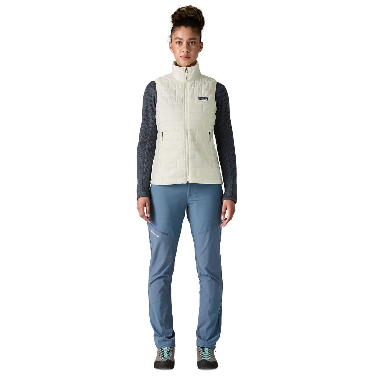 Patagonia Womens Nano Puff Vest - Birch White | Wetsuit Centre