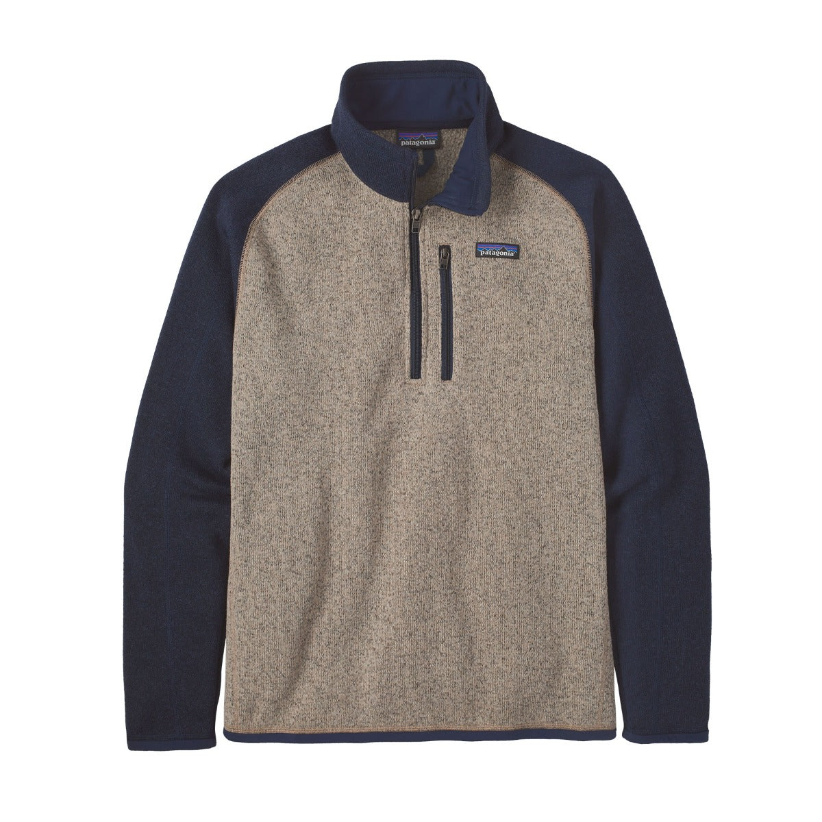 Patagonia Better Mens Sweater 1/4 Zip Fleece - Oar Tan