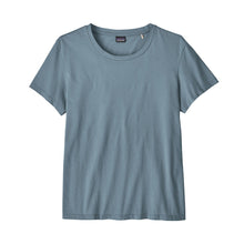 Patagonia Regenerative Womens Organic Certified Cotton Tee - Plume Grey