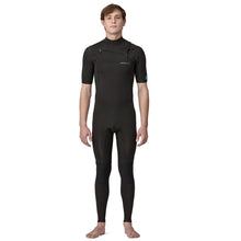 Patagonia Regulator Yulex Lite 2mm Mens Chest Zip Short Sleeve Wetsuit - Black