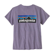 Patagonia P-6 Logo Women's Responsibili-Tee - Concrete Purple