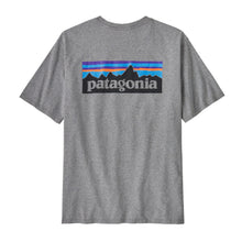 Patagonia P-6 Logo Responsibili-Tee T Shirt - Gravel Heather