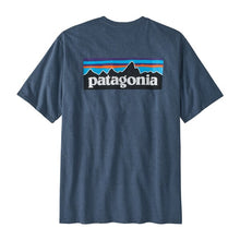 Patagonia P-6 Logo Mens Responsibili-Tee - Utility Blue