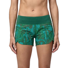 Patagonia Stretch Hydropeak 3·¨®" Women's Surf Shorts - Cliffs and Waves/Conifer Green