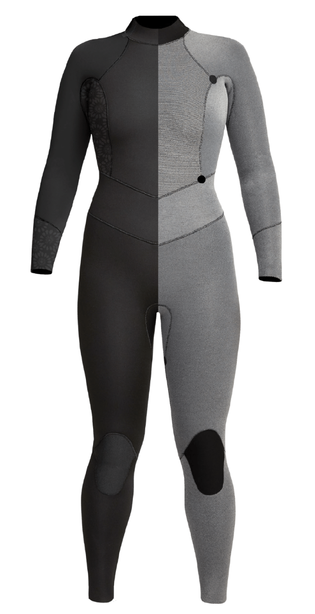 Xcel Axis 3/2mm Back Zip Women's Wetsuit 2025 - Black / Flower