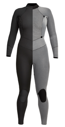 Xcel Axis 3/2mm Back Zip Women's Wetsuit 2025 - Black / Flower