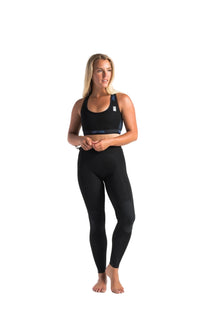 C-Skins Solace 1.5mm Womens Flatlock Leggings - Black