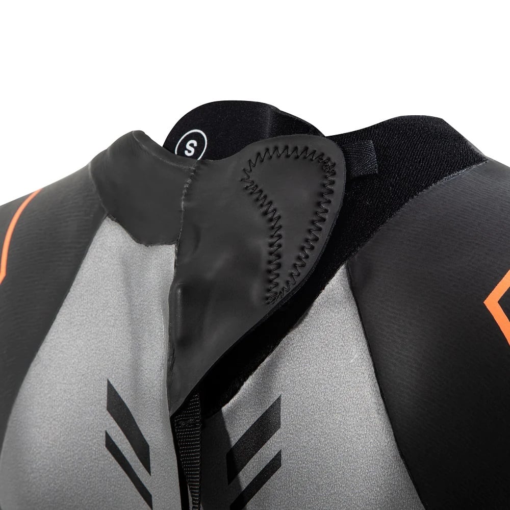 ZONE3 Women's Thermal Aspire Swim Wetsuit - Black/Orange