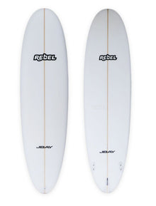 Rebel Mini Mal Surfboard - Clear