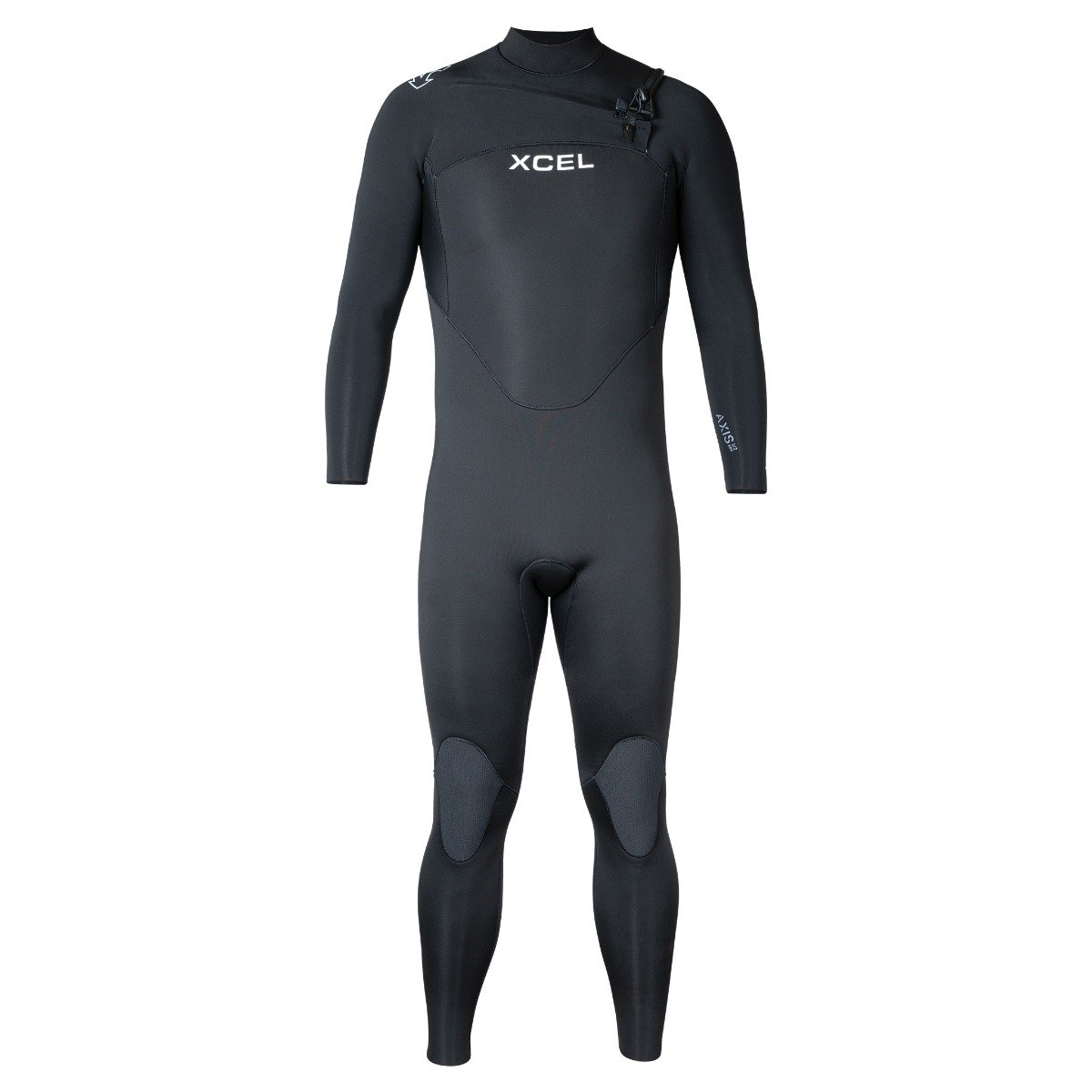 Xcel Comp + 5/4MM Mens Chest Zip Wetsuit - Black