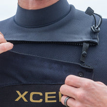 Xcel Comp + 4/3mm Men's Chest Zip Wetsuit 2025 - Black/Blue Nights