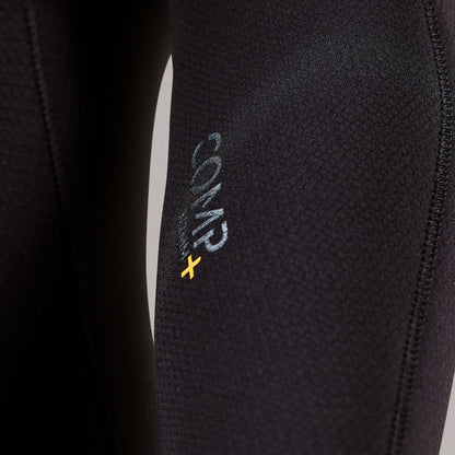 Xcel Comp + 5/4MM Men's Chest Zip Hooded Wetsuit 2025 - Black