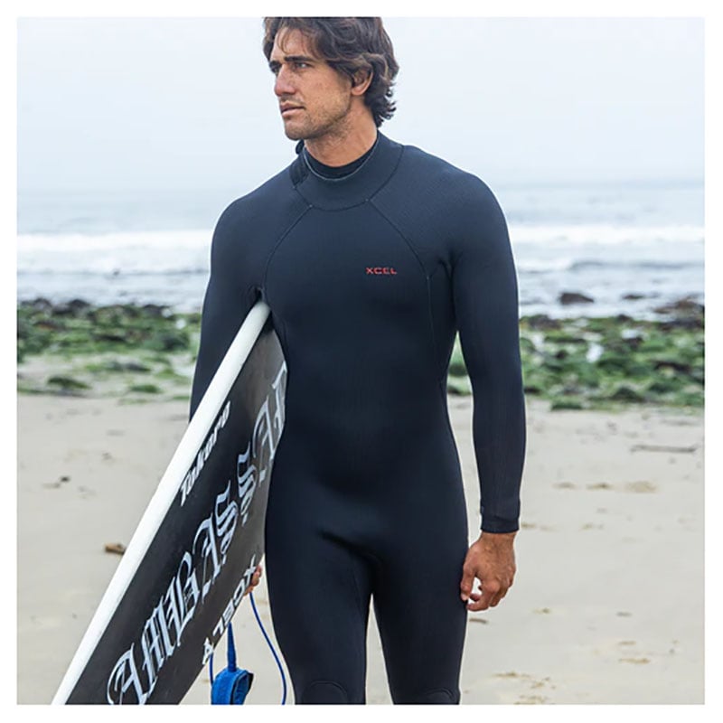 Xcel Infiniti 4/3mm Mens Back Zip Wetsuit - Black