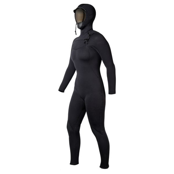 Xcel Comp + 5/4mm Women's Hooded Chest Zip Winter Wetsuit 2025 - Black