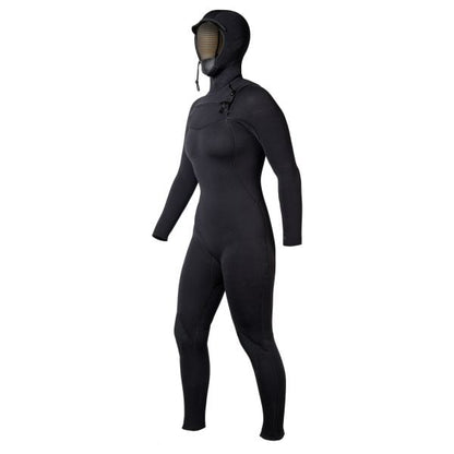 Xcel Comp + 5/4mm Women's Hooded Chest Zip Winter Wetsuit 2025 - Black