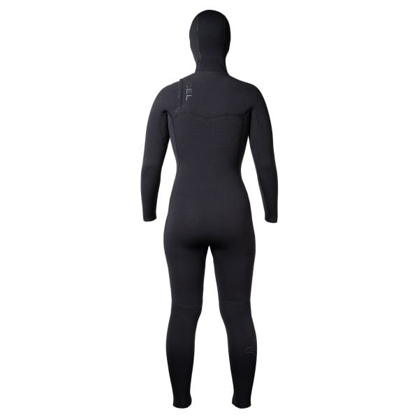 Xcel Comp + 5/4mm Women's Hooded Chest Zip Winter Wetsuit 2025 - Black