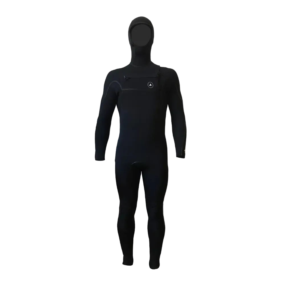 Zion YETI 6/5/4mm Men's Winter Hooded Wetsuit 2025 - Black