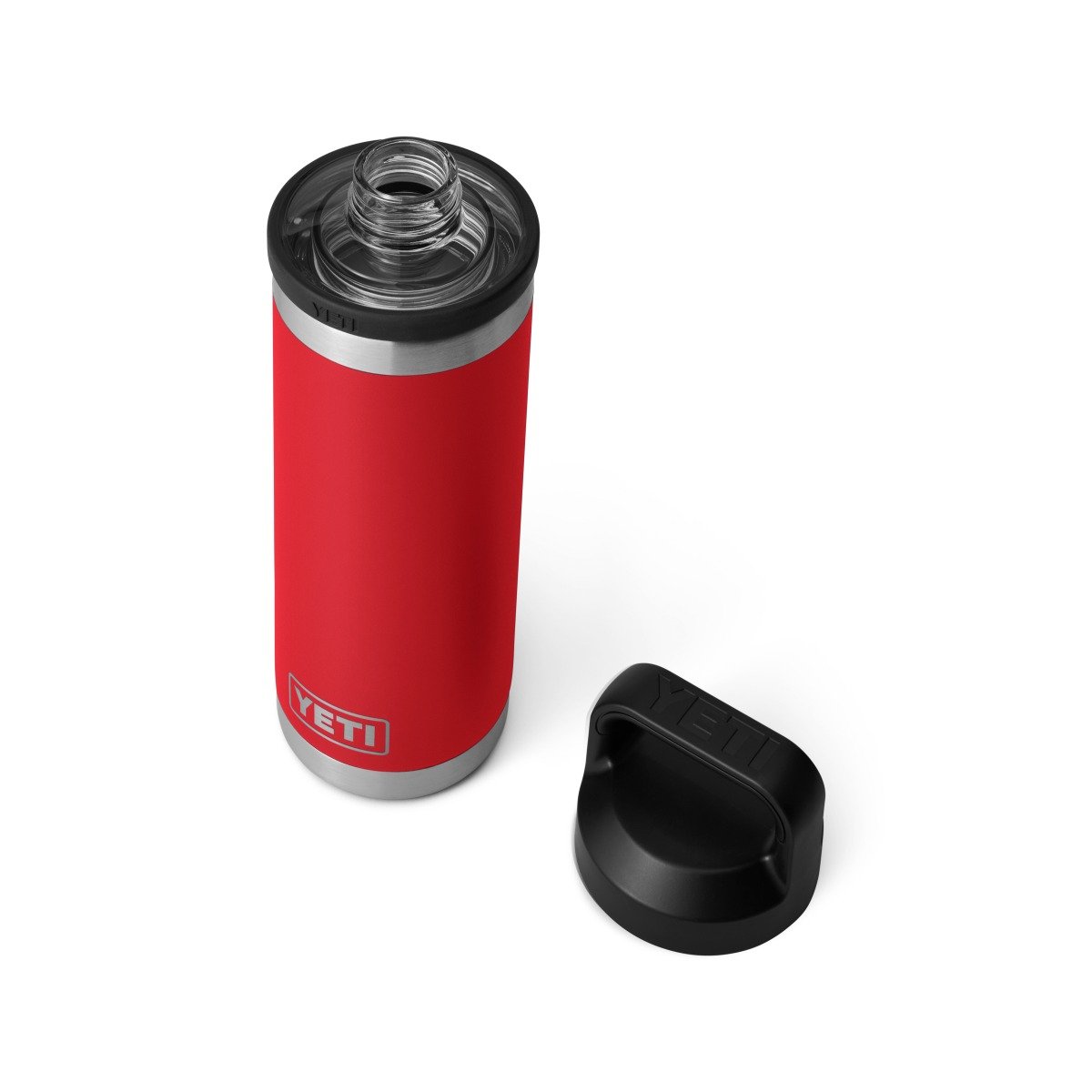 Yeti Rambler 18oz Bottle With Chug Cap - Rescue Red