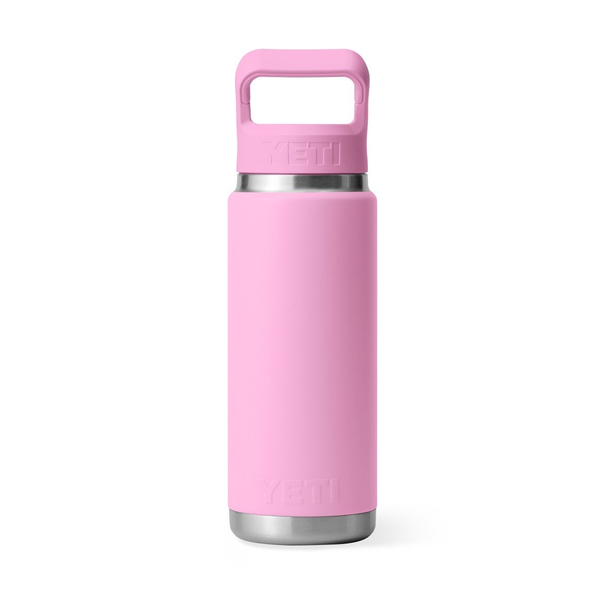 Yeti Rambler 26oz Bottle With Straw Cap - Power Pink