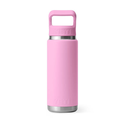 Yeti Rambler 26oz Bottle With Straw Cap - Power Pink