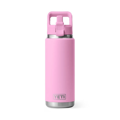 Yeti Rambler 26oz Bottle With Straw Cap - Power Pink